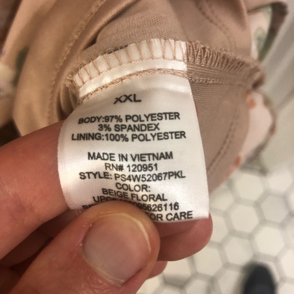 Pink Republic Pink Floral Dress with Puff Cap Sleeves - Picture 9 of 15